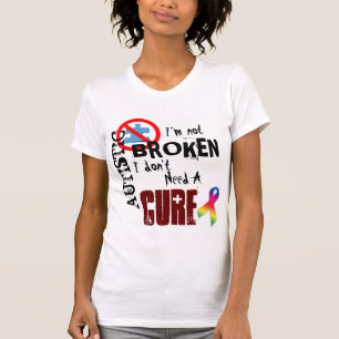 自閉症、壊されない Tシャツ