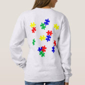 自閉症 – 女性用Sweatshirt スウェットシャツ (裏面)