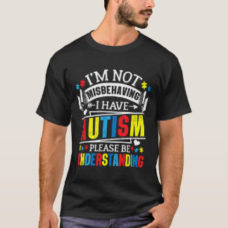 自閉症 - 悪い子なんかじゃないよ 自閉症なんだ Tシャツ