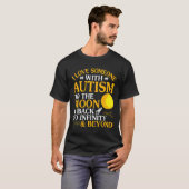 自閉症-愛する人が自閉症で月へそしてまた戻って Tシャツ (正面フル)