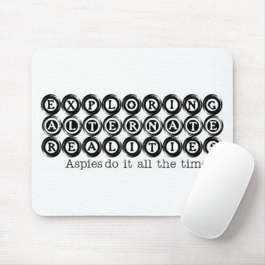 自閉症: 探検の互い違いの現実 マウスパッド (マウス)