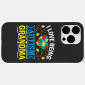 自閉症、自閉症おばあちゃん誇りを持ったに関する認識度を上げる Case-Mate iPhoneケース (裏面 (横))