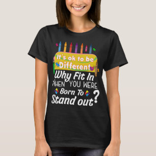 自閉症 – 自閉症が待生まれち構える理由 Tシャツ