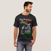 自閉症 - 自閉症の孫を月にまで愛してる Tシャツ (正面フル)