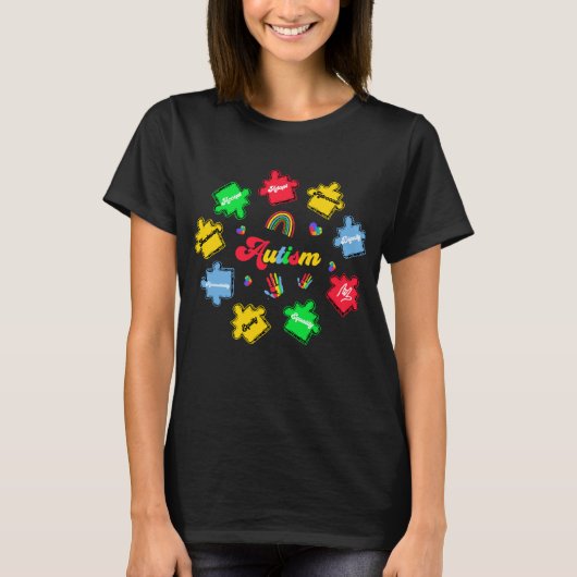 自閉症 (3 Tシャツ (正面)