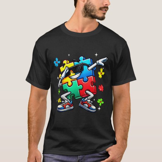 自閉症 (6 Tシャツ (正面)