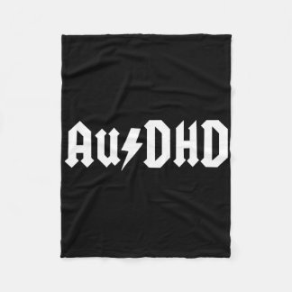 自閉症+ADHD ニューロダイバージェント 雷 フリースブランケット