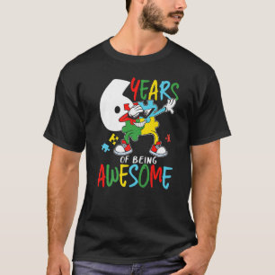 自閉症 awareness と6歳の誕生日 自閉症児 tシャツ