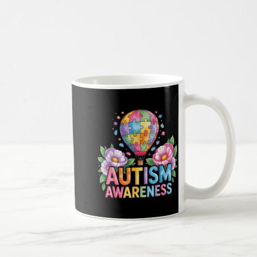 自閉症 awareness  コーヒーマグカップ (右)