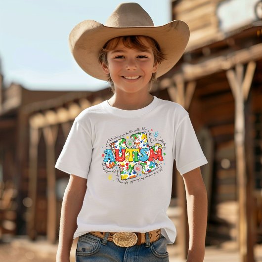 自閉症 awareness パズル ピース トライブレンドTシャツ