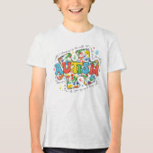 自閉症 awareness パズル ピース トライブレンドTシャツ (正面)