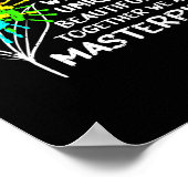 自閉症 awareness ユニークな傑作 クールな親 K ポスター (角)