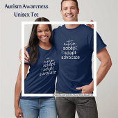 自閉症 Awareness 受容 適応 擁護 Tシャツ