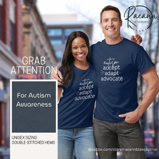 自閉症 Awareness 受容 適応 擁護 Tシャツ