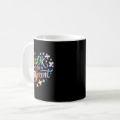 自閉症 awareness 自閉症 コーヒーマグカップ (正面左)