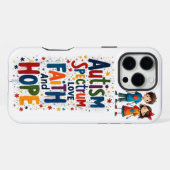 自閉症 iPhoneケース (裏面横)