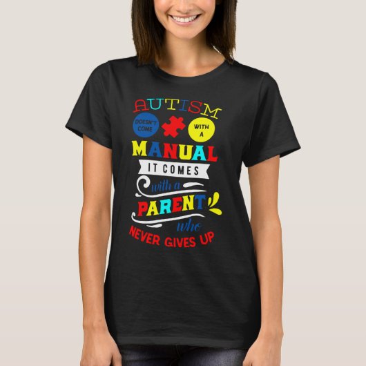 自閉症 Tシャツ (正面)
