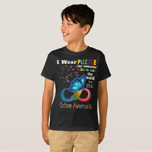 自閉症 Tシャツ (正面フル)