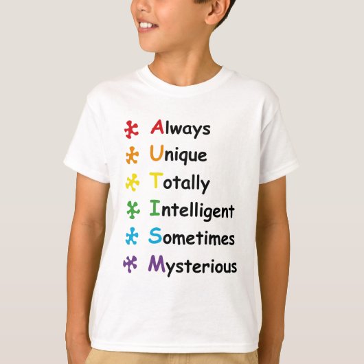 自閉症 Tシャツ (正面)