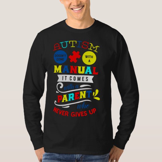 自閉症 Tシャツ (正面)