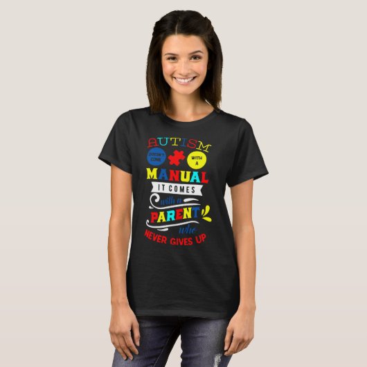 自閉症 Tシャツ (正面フル)