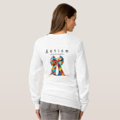 自閉症 Tシャツ (裏面フル)