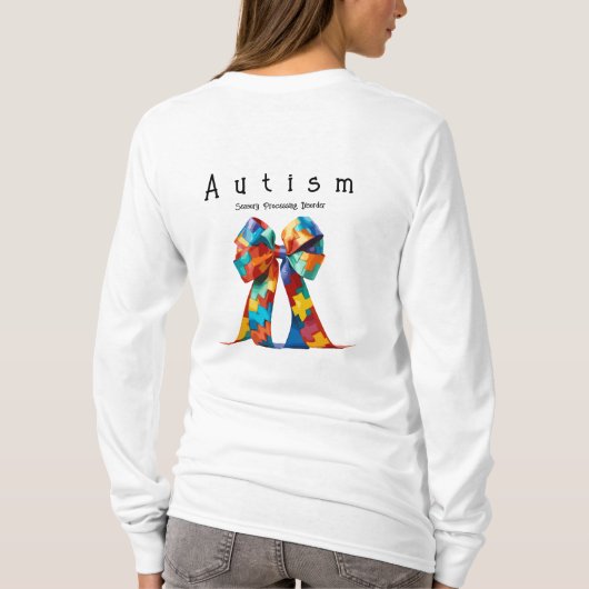 自閉症 Tシャツ (裏面)