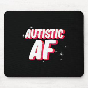 自閉症Af_自閉症意識 マウスパッド