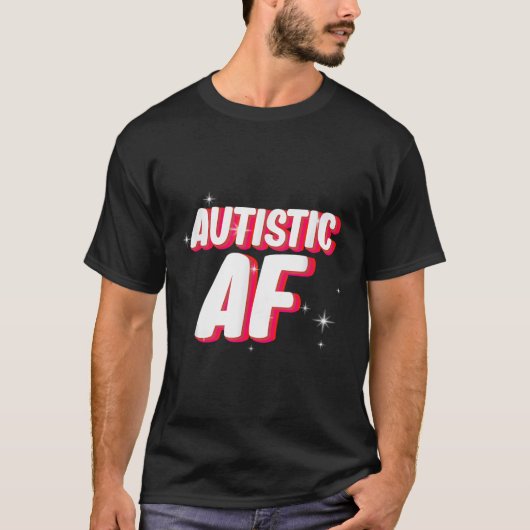 自閉症Af_自閉症意識 Tシャツ (正面)