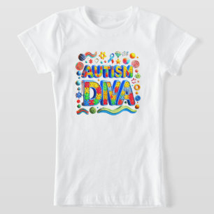 自閉症Divaシャツ Tシャツ