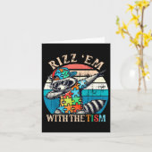 自閉症Emと自閉症ミームルーン カード (黄色い花)