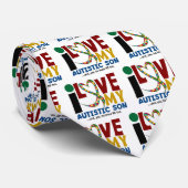 自閉症I愛私の自閉症の息子2 ネクタイ (ロール)