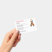 自閉症IDのラベル バッジ (手持ち)