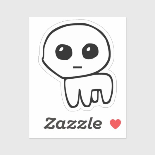 自閉症TBHクリーチャー自閉症の動物 シール (シート)