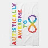 自閉的に素晴らし無限に キッチンタオル (縦)