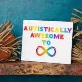 自閉的に素晴らし無限に フォトプラーク (側面)