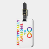 自閉的に素晴らし無限に ラゲッジタグ (正面縦)