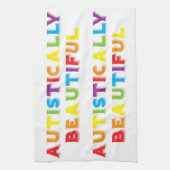 自閉的に美しい キッチンタオル (縦)