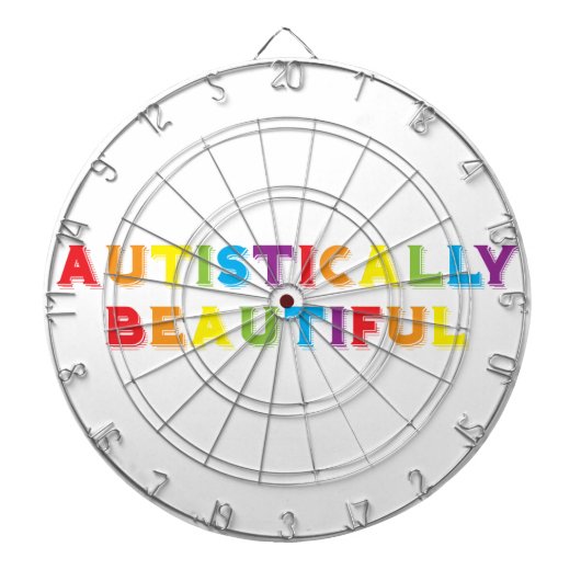 自閉的に美しい ダーツボード (正面)