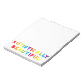 自閉的に美しい ノートパッド (回転)