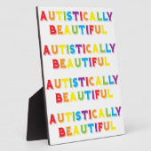 自閉的に美しい フォトプラーク (側面)