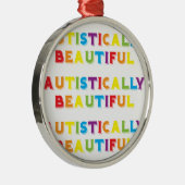 自閉的に美しい メタルオーナメント (右)