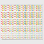 自閉的に美しい ラッピングペーパー (フラット)