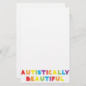 自閉的に美しい 便箋 (正面/裏面)