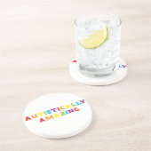 自閉的に驚く コースター (側面)