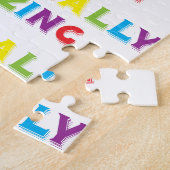 自閉的に驚く ジグソーパズル (側面)