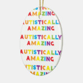 自閉的に驚く セラミックオーナメント (左)