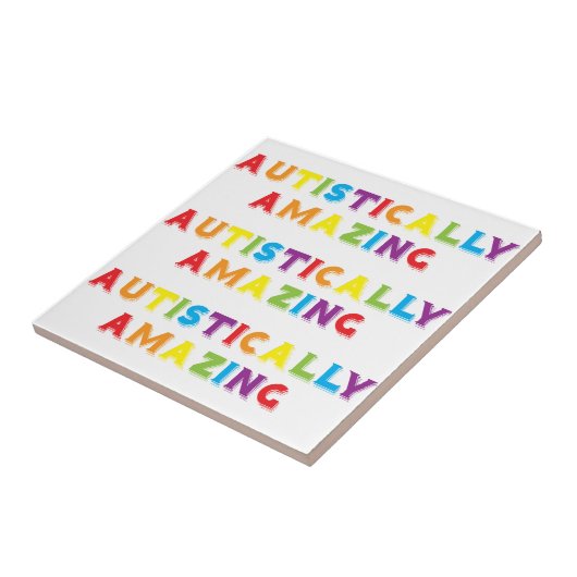 自閉的に驚く タイル (側面)