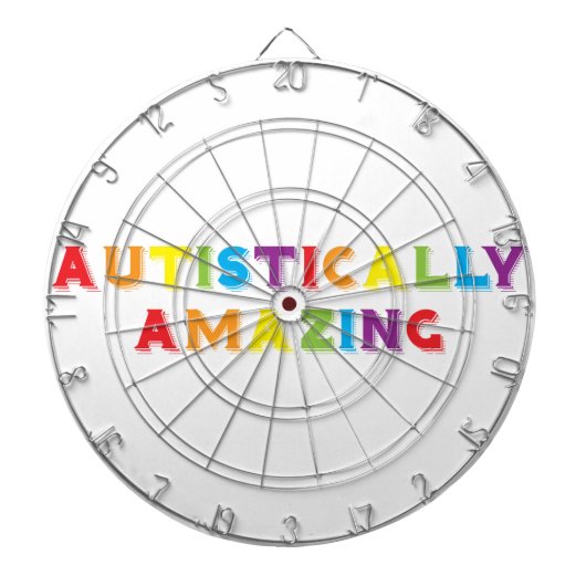 自閉的に驚く ダーツボード (正面)
