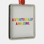 自閉的に驚く メタルオーナメント (右)